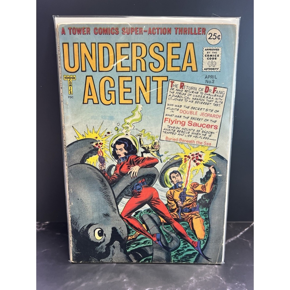 Undersea Agent #2 1966‎ Tower Comics Return of Dr. Fang